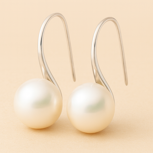 Pénélope | Boucles d'Oreilles Pendantes Perle Gracieuses