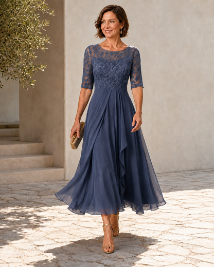 Rose | Robe Midi Flatteuse