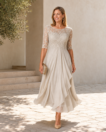 Rose | Robe Midi Flatteuse