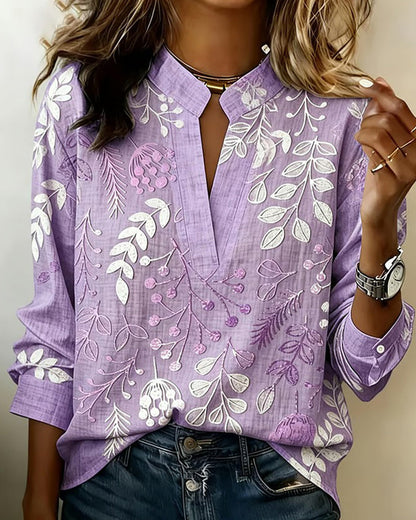 Liliane | Blouse Imprimée Botanique