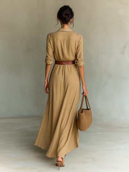 Alina | Robe longue impérial chic