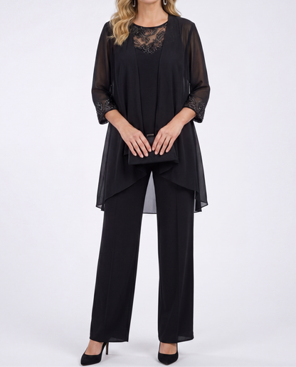 Éléonore | Ensemble Veste Fluide et Pantalon Large