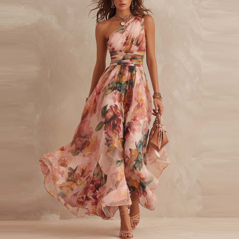 Félicie | Robe Maxi Asymétrique