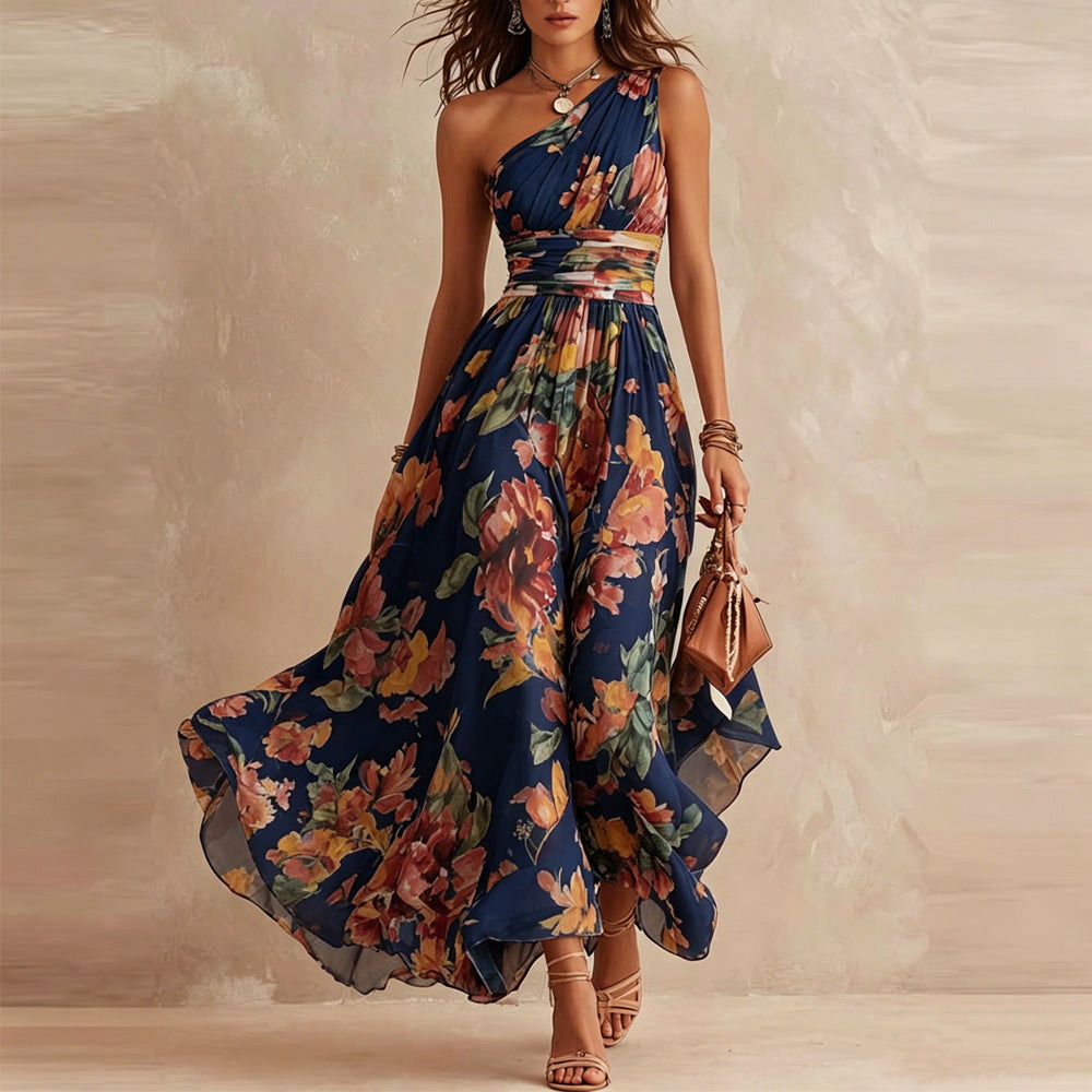 Félicie | Robe Maxi Asymétrique