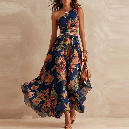 Félicie | Robe Maxi Asymétrique