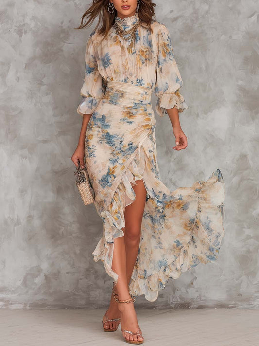Romane | Robe Longue Imprimée