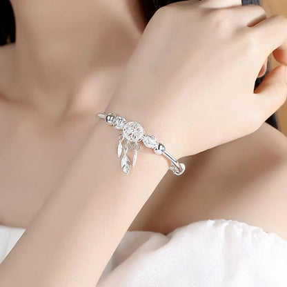 Diane | Bracelet Attrape-Rêves Argenté