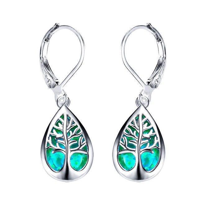 Sylvaine | Boucles d'Oreilles Arbre de Vie Dorées