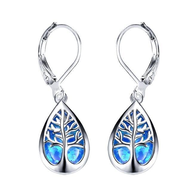 Sylvaine | Boucles d'Oreilles Arbre de Vie Dorées