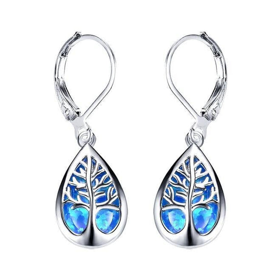 Sylvaine | Boucles d'Oreilles Arbre de Vie Dorées