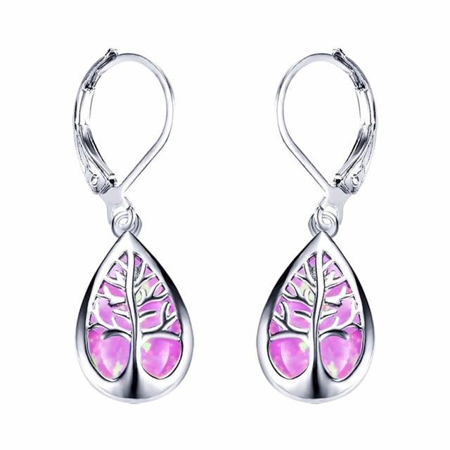 Sylvaine | Boucles d'Oreilles Arbre de Vie Dorées