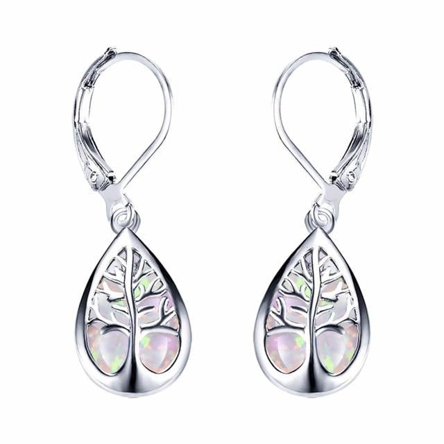 Sylvaine | Boucles d'Oreilles Arbre de Vie Dorées